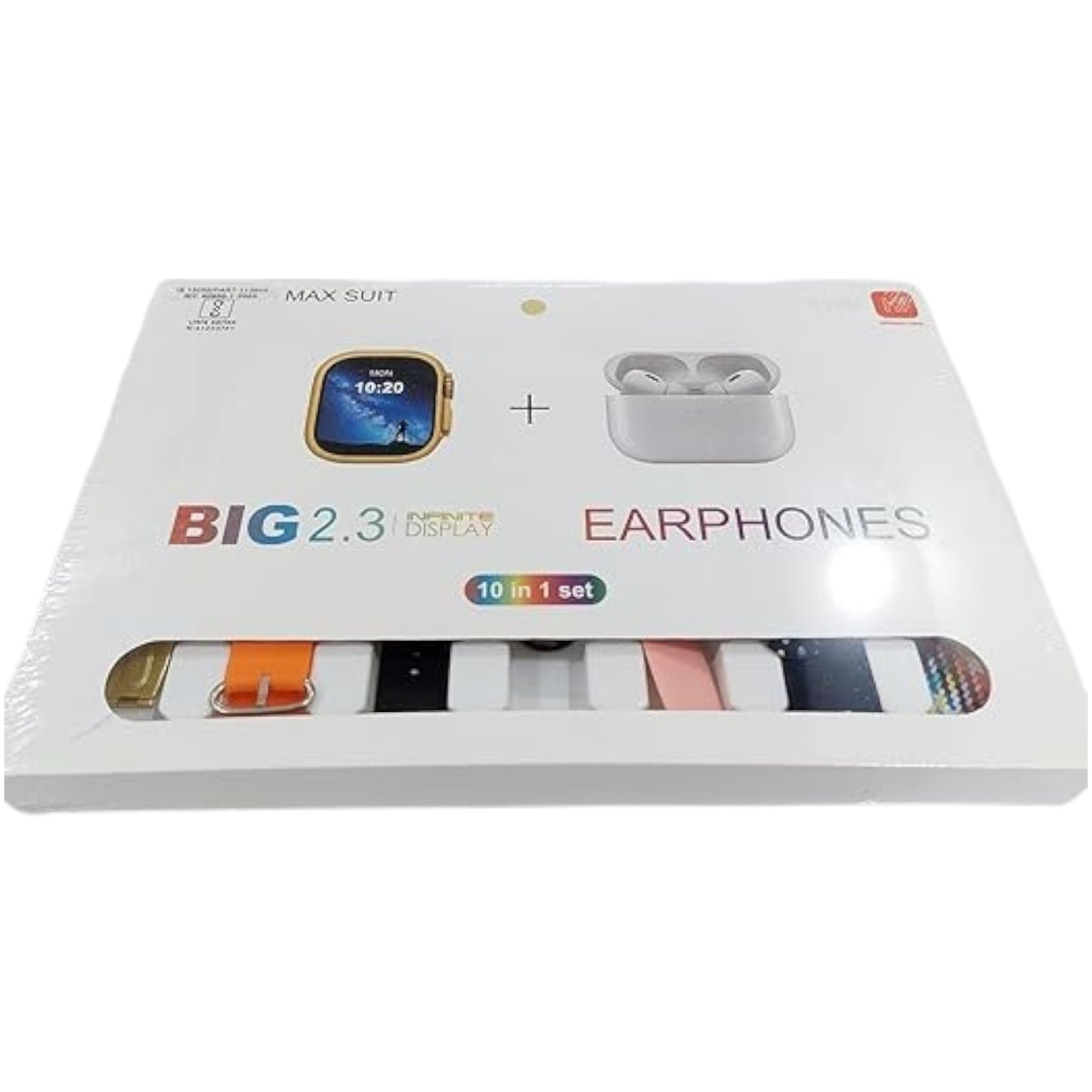 Smart Watch and Wireless Earphones Combo