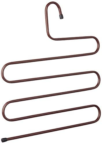 Metal clothes hanger - brown & black