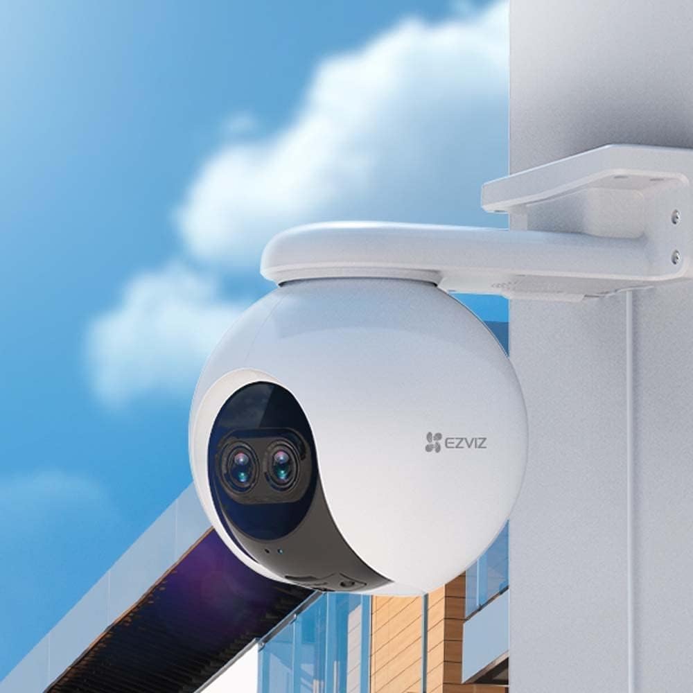 EZVIZ Dual-Lens, Weatherproof Pan & Tilt Wi-Fi Camera C8PF