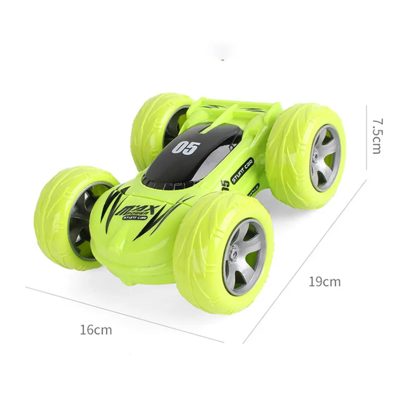 Remote Control Car Truck RC Cars Stunt Toy 4WD 2.4Ghz Double Sided 360° Rotating Electric Model Kids Xmas Toy Cars for Boys Gift