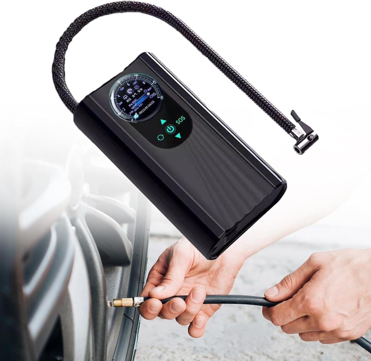 Portable Air for Tire Inflation and Auto Use, Car