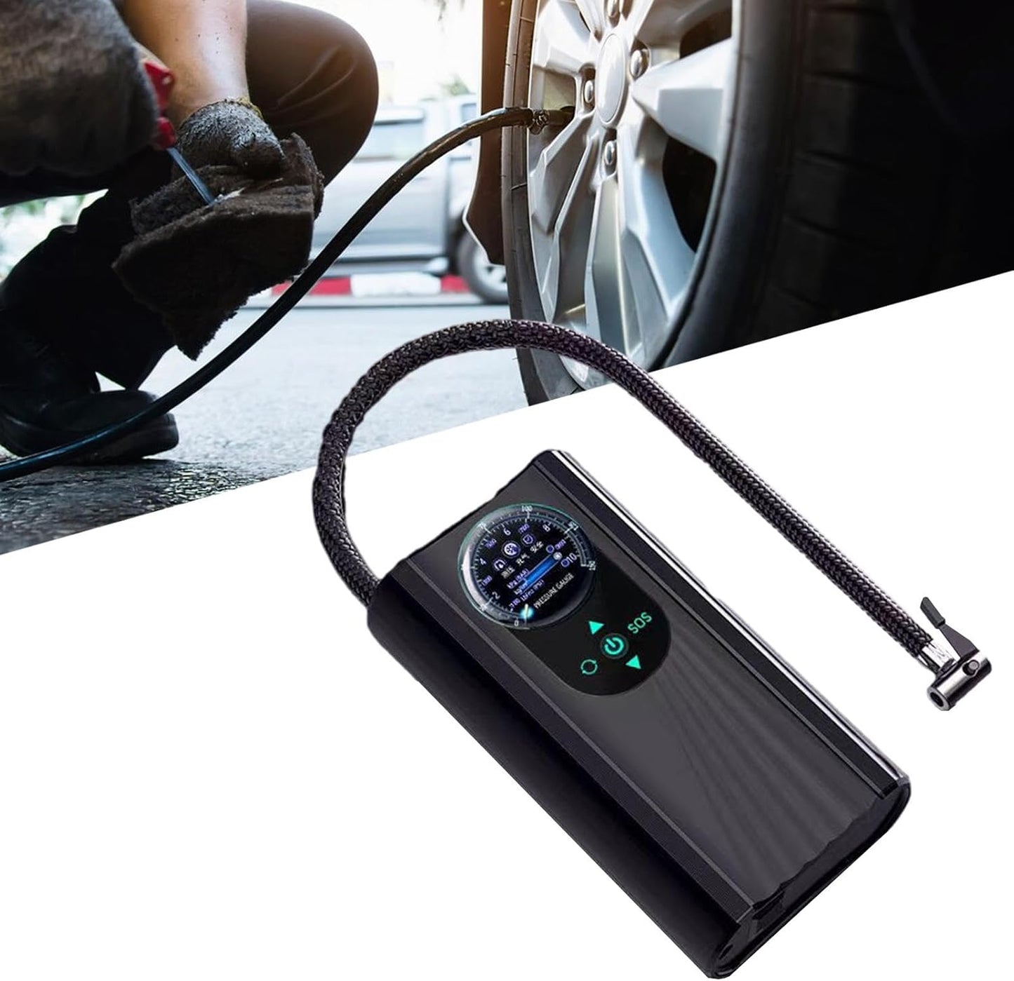 Portable Air for Tire Inflation and Auto Use, Car