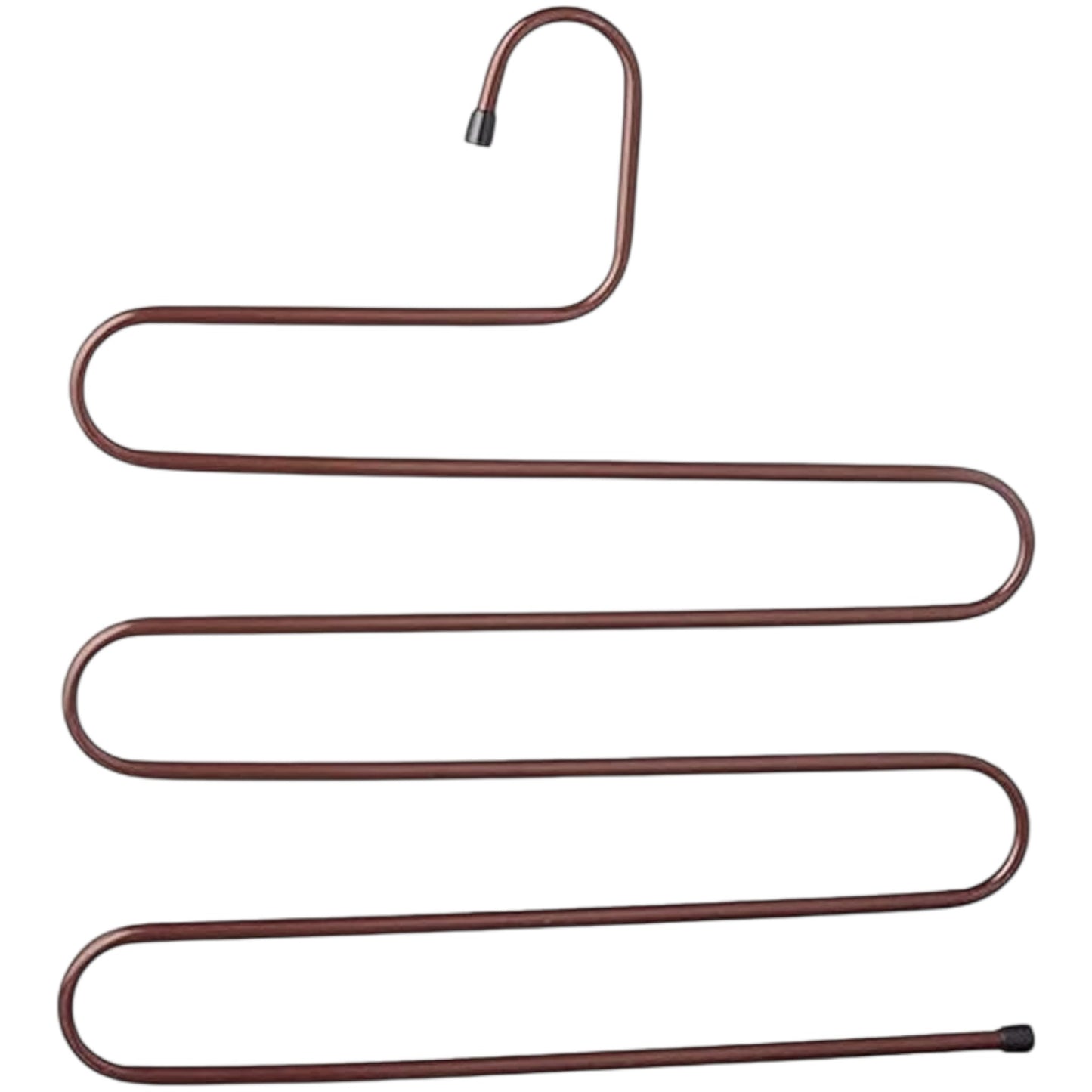Metal clothes hanger - brown & black