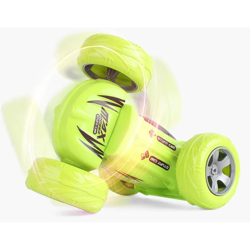 Remote Control Car Truck RC Cars Stunt Toy 4WD 2.4Ghz Double Sided 360° Rotating Electric Model Kids Xmas Toy Cars for Boys Gift