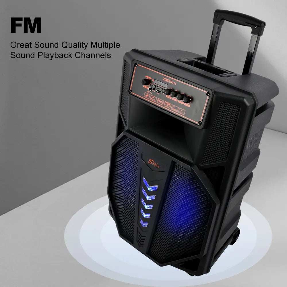 SNG-E ZQS15112 15-Inch High-Power Multifunctional Lever Concert Party Amplifier Speaker Remote Control Large Events