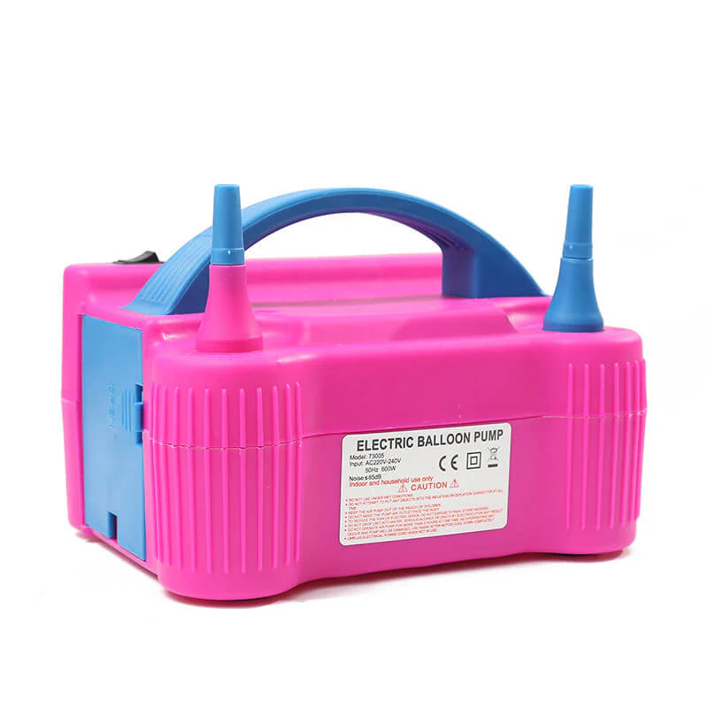 Balloon Pump Electric Balloon inflator for Party Decoration, Used to Quickly Fill Balloons, Portable 2 Modes Dual Nozzle Balloon Pump kit 600W