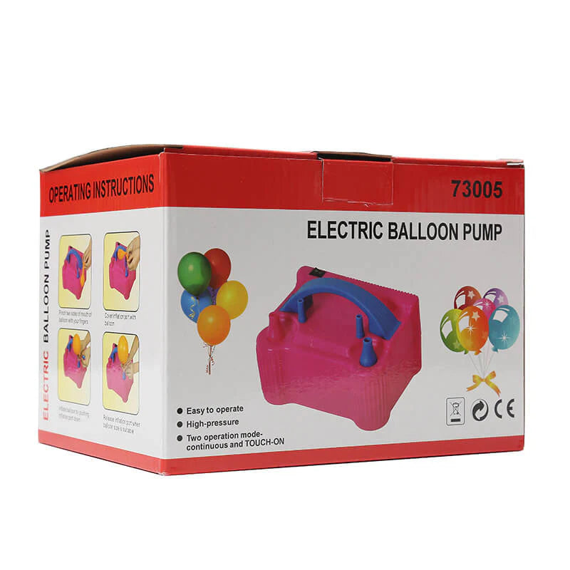 Balloon Pump Electric Balloon inflator for Party Decoration, Used to Quickly Fill Balloons, Portable 2 Modes Dual Nozzle Balloon Pump kit 600W