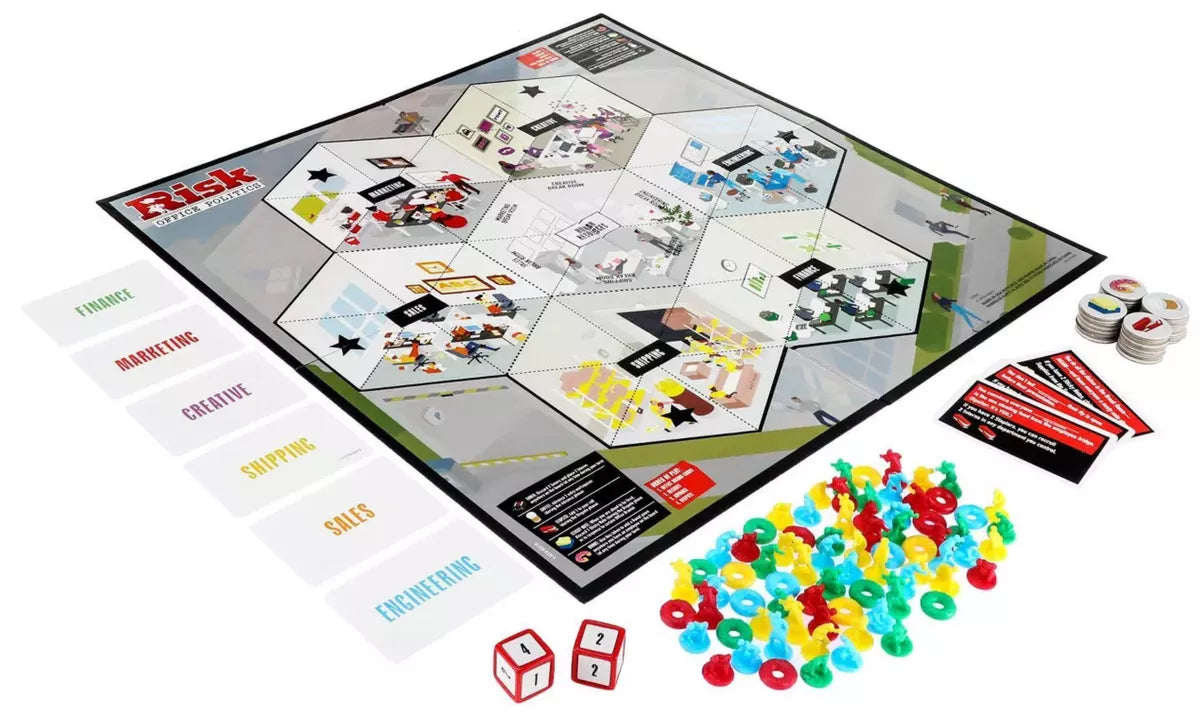 Risk; Office politics You are killing it at work board game + Smte Keyring