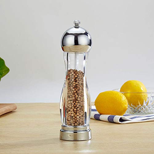 Portable Manual Salt Pepper Mill Grinder Tool for Kitchen BBQ Barbecue Camping Spices Container