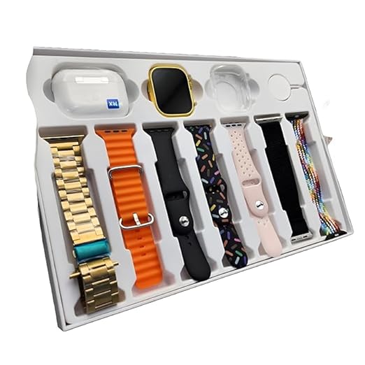 Smart Watch and Wireless Earphones Combo