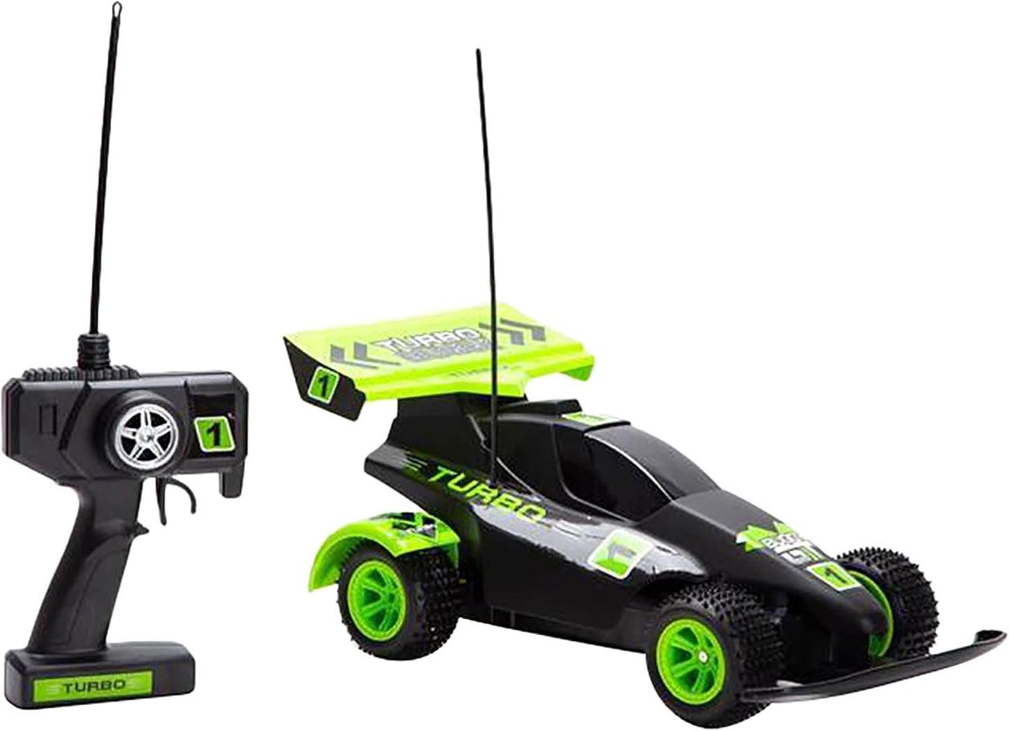 Toon Toyz Turbo Buggy 1:10 Scale RC Simulation Formula Racing Cars Buggy for Boys & Girls with Rechargeable Batteries for Car, Gift for Kids - 43 L x 17 H x 24 W CM