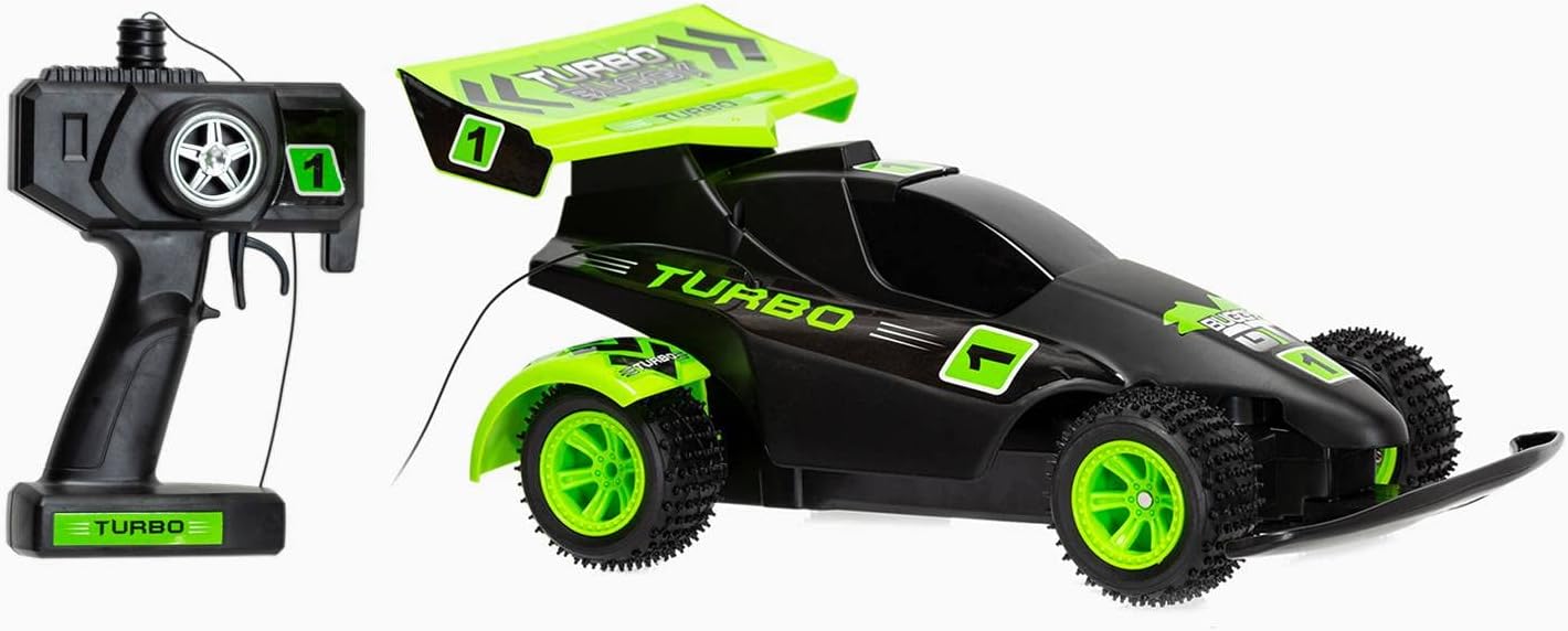 Toon Toyz Turbo Buggy 1:10 Scale RC Simulation Formula Racing Cars Buggy for Boys & Girls with Rechargeable Batteries for Car, Gift for Kids - 43 L x 17 H x 24 W CM