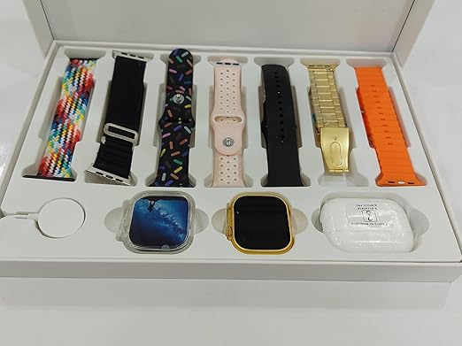 Smart Watch and Wireless Earphones Combo
